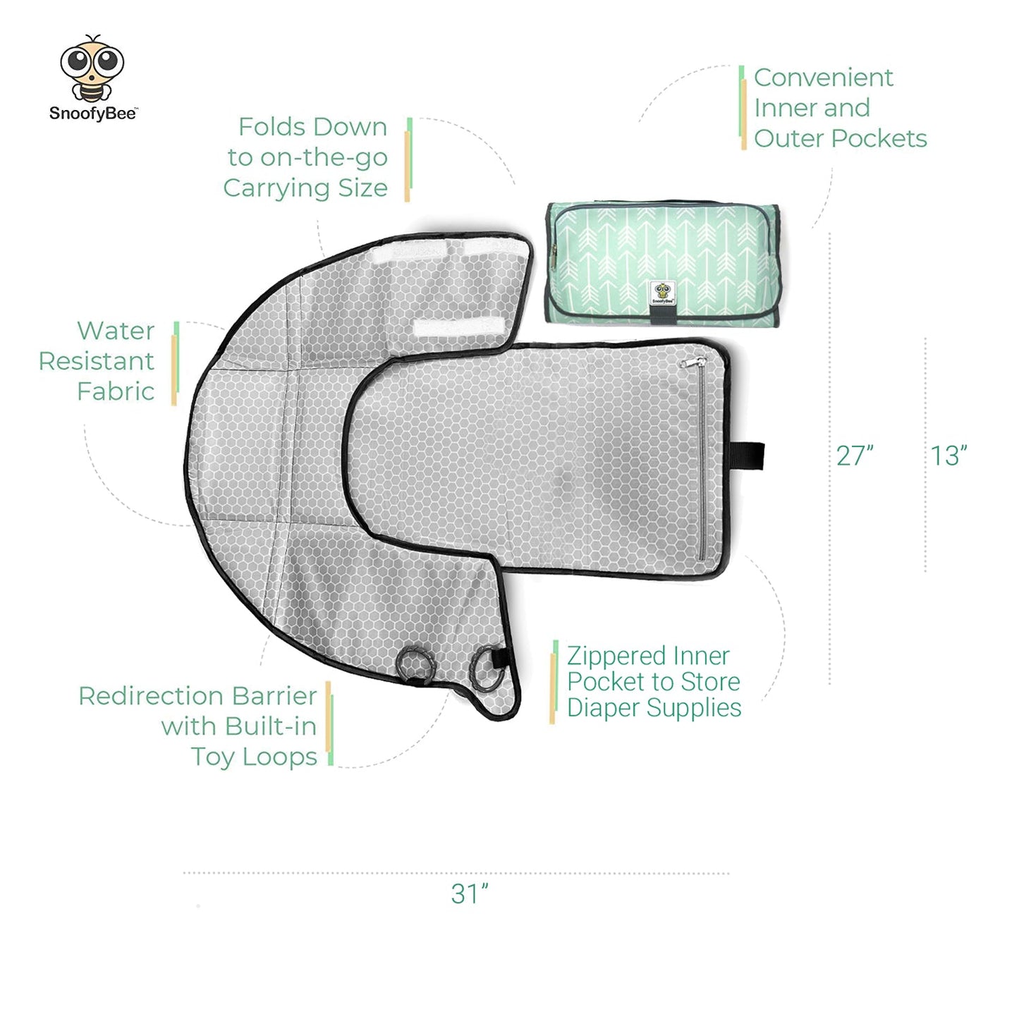 Playtime Changing Pad™ - Excursion Edition | Cosmetic Imperfections  Factory Seconds Sale