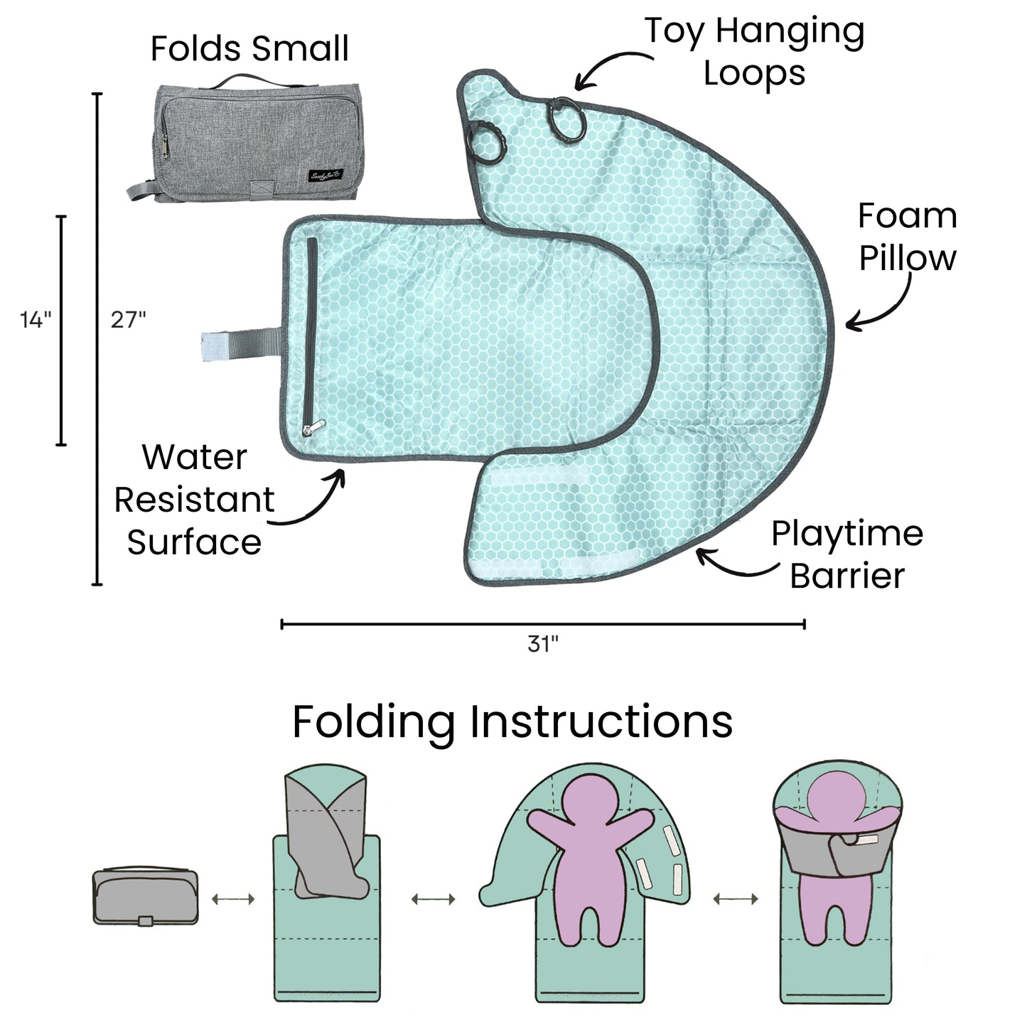 Factory Seconds Sale: Playtime Changing Pad™ - Excursion Edition | Cosmetic Imperfections