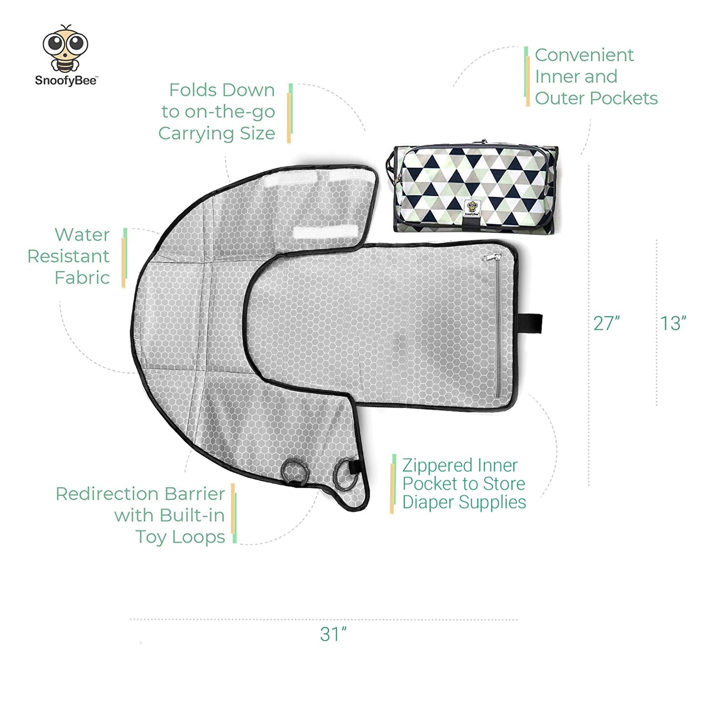 Playtime Changing Pad™ - Excursion Edition | Cosmetic Imperfections  Factory Seconds Sale