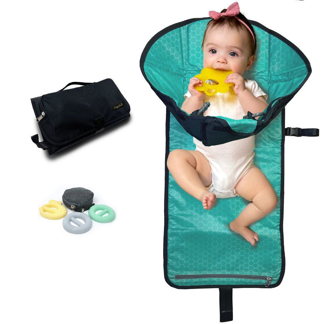 Playtime Changing Pad with Teether Buckles